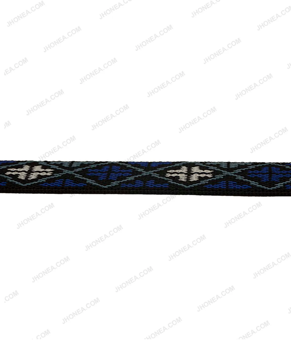 2.5cm (1inch) Dual Color Soft Patterned Woven Elastic