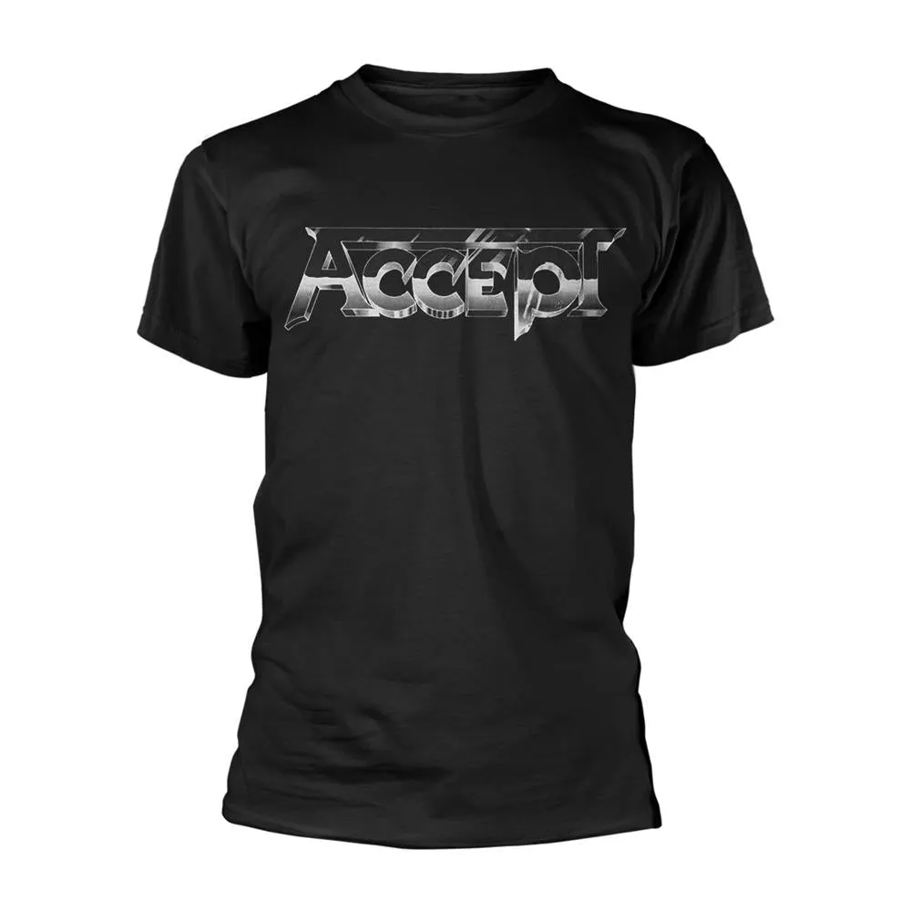 Accept Unisex Adult 3D Logo T-Shirt