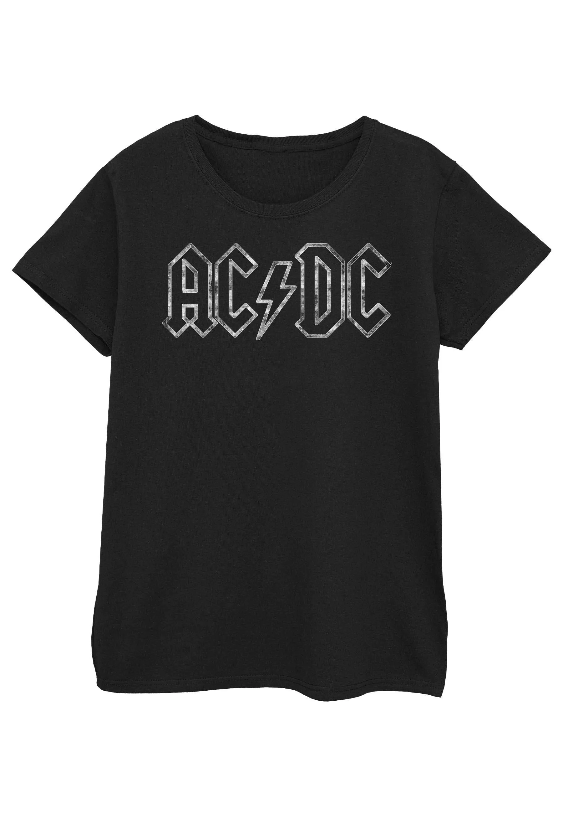 AC/DC Womens/Ladies Jagged Logo Cotton T-Shirt