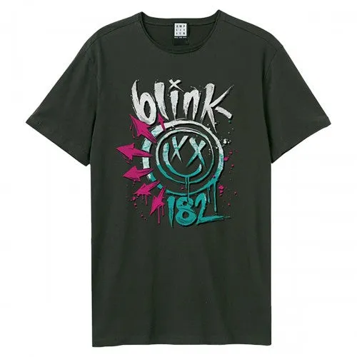 Amplified Mens Blink 182 Logo T-Shirt