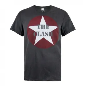 Amplified Mens Star Logo The Clash T-Shirt