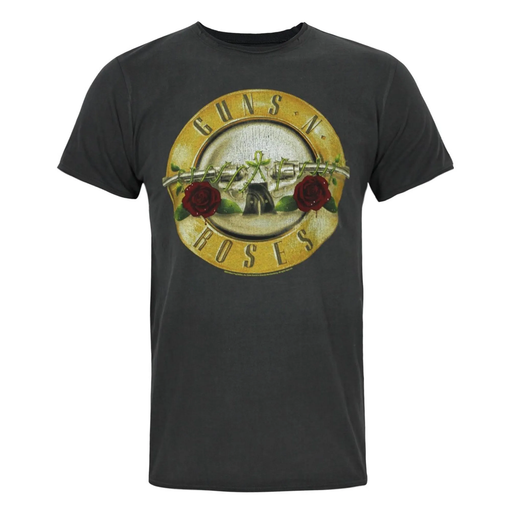 Amplified Official Mens Guns N Roses Foil Drum T-Shirt