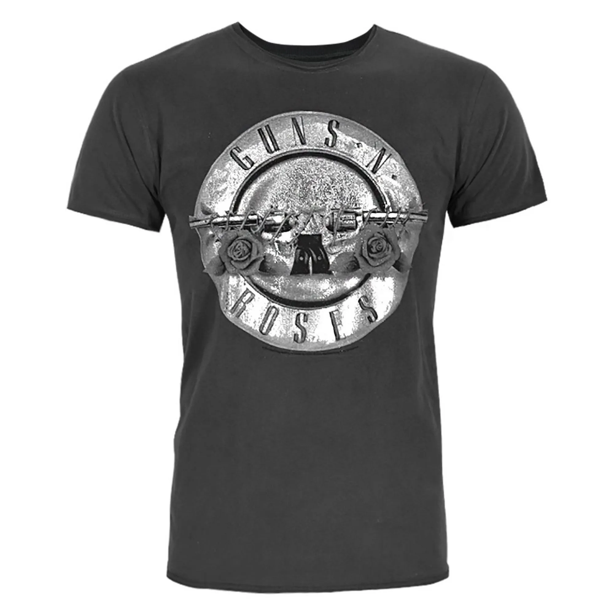 Amplified Official Mens Guns N Roses Foil Drum T-Shirt