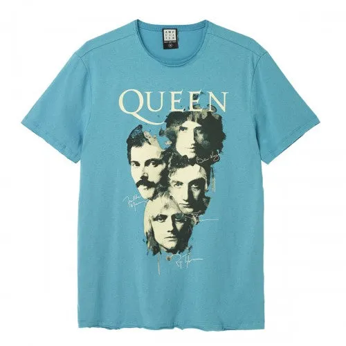 Amplified Unisex Adult Autographs Queen T-Shirt