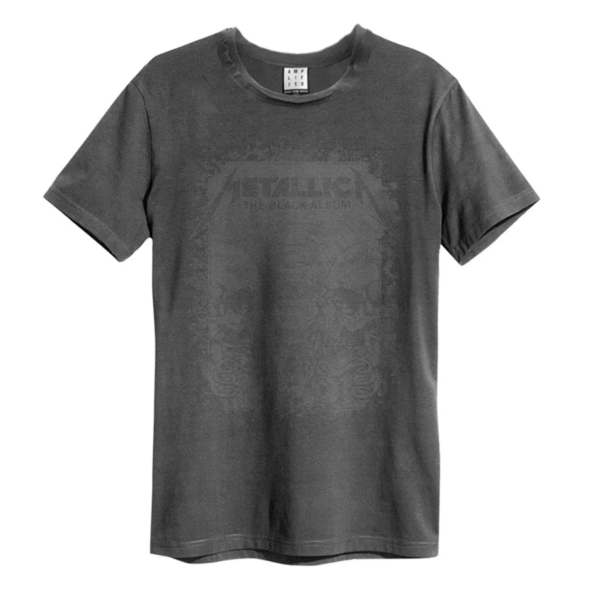 Amplified Unisex Adult The Black Album Metallica T-Shirt