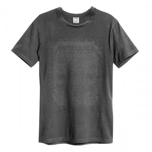 Amplified Unisex Adult The Black Album Metallica T-Shirt