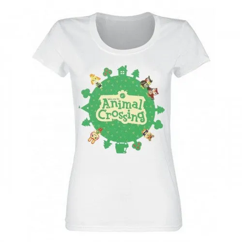 Animal Crossing Womens/Ladies Logo T-Shirt