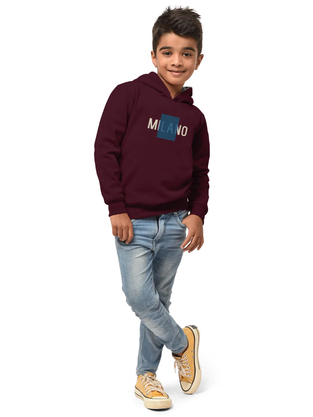 Boys Hood Neck FullSleeve Sweatshirt -Combo pack of 2