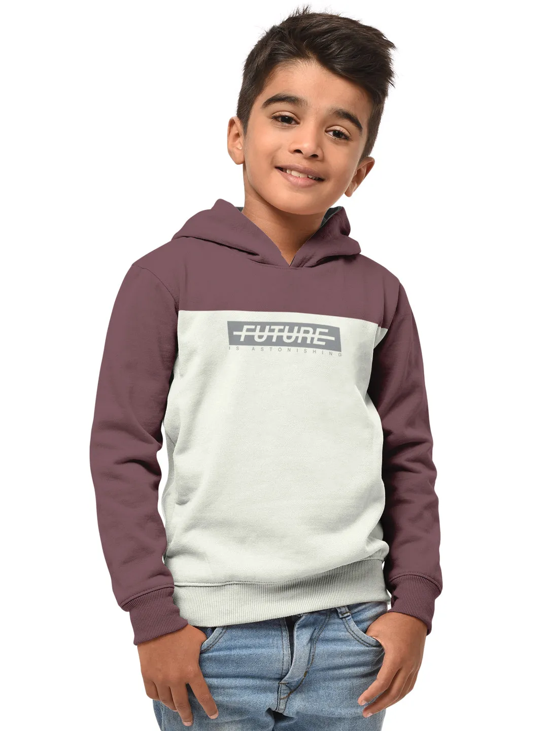 Boys Hood Neck FullSleeve Sweatshirt -Combo pack of 2