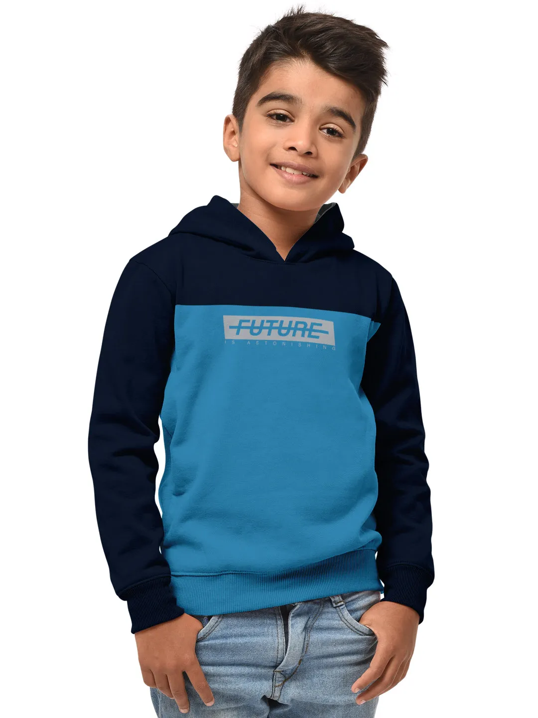 Boys Hood Neck FullSleeve Sweatshirt -Combo pack of 2