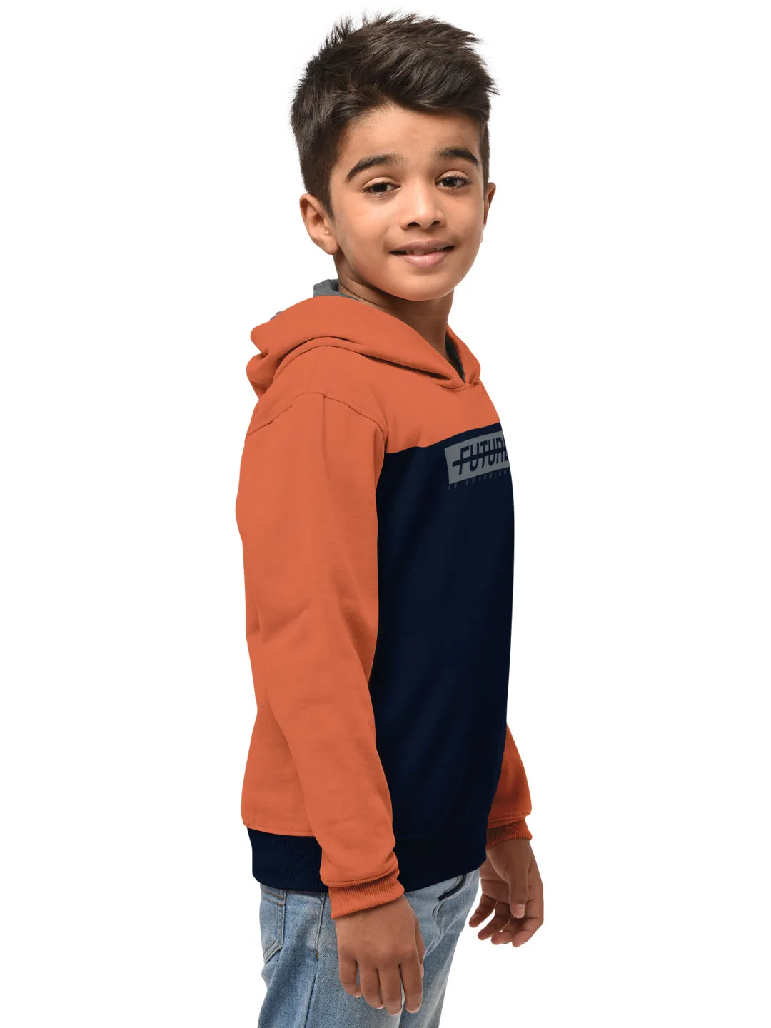 Boys Hood Neck FullSleeve Sweatshirt -Combo pack of 2