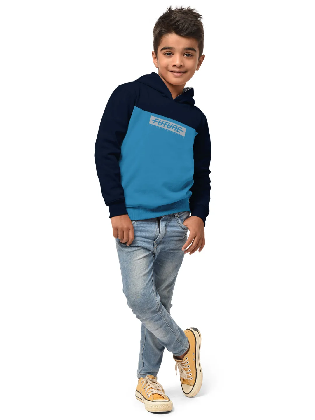 Boys Hood Neck FullSleeve Sweatshirt -Combo pack of 2