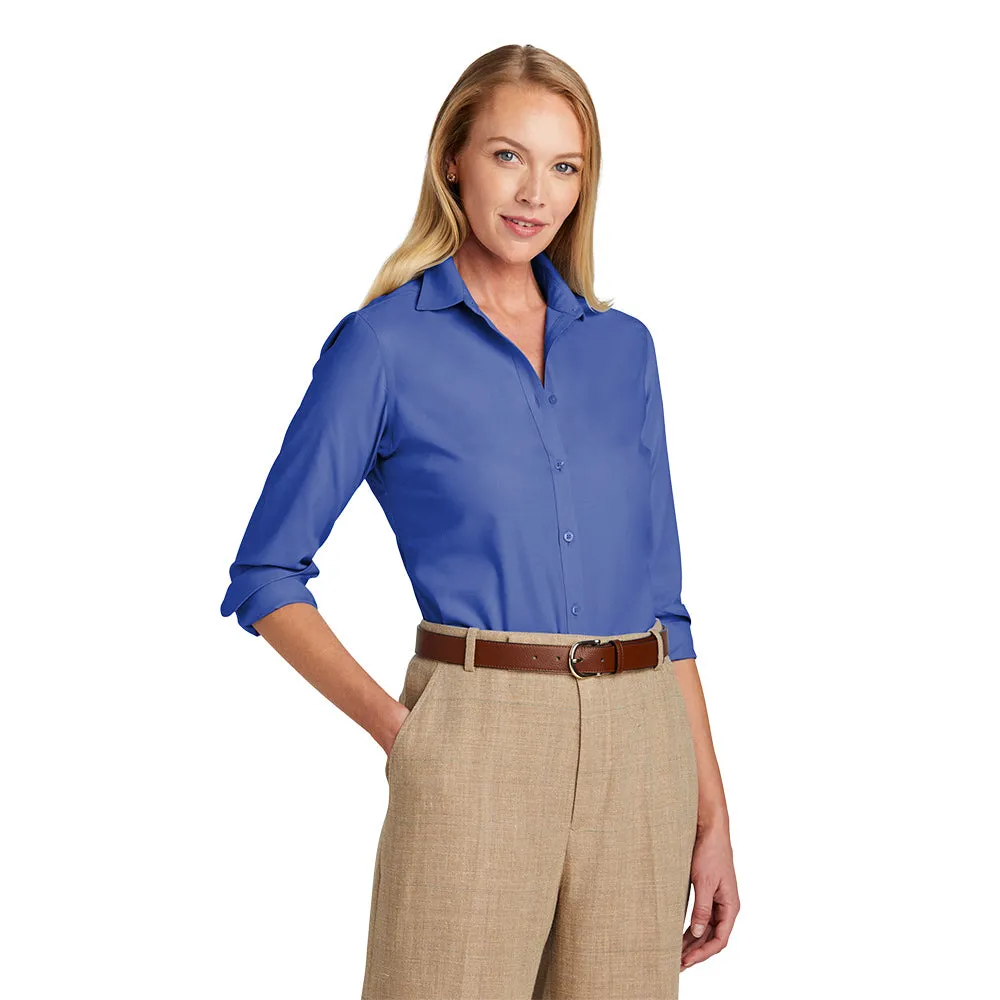 Brooks Brothers® Women’s Wrinkle-Free Stretch Nailhead Shirt - Cobalt Blue