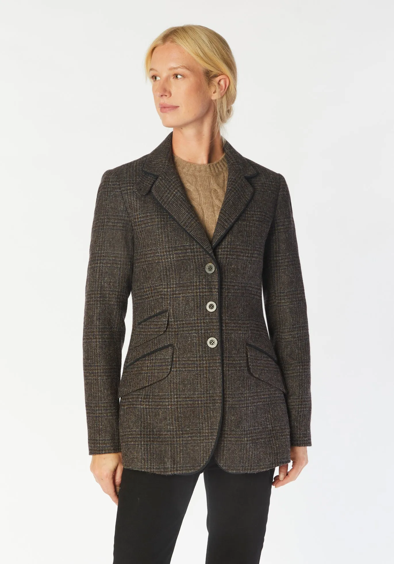 Cass Jacket | Mahogany Glen Check