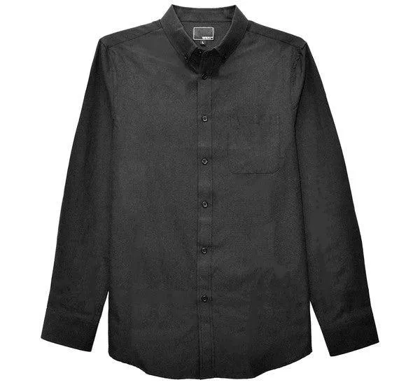 Classic Solid Color Casual Long Sleeve Shirts Men