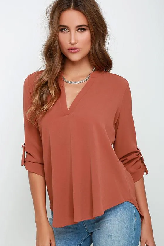 Clearance V-neck Chiffon Wrinkle Loose Plus Size Blouse