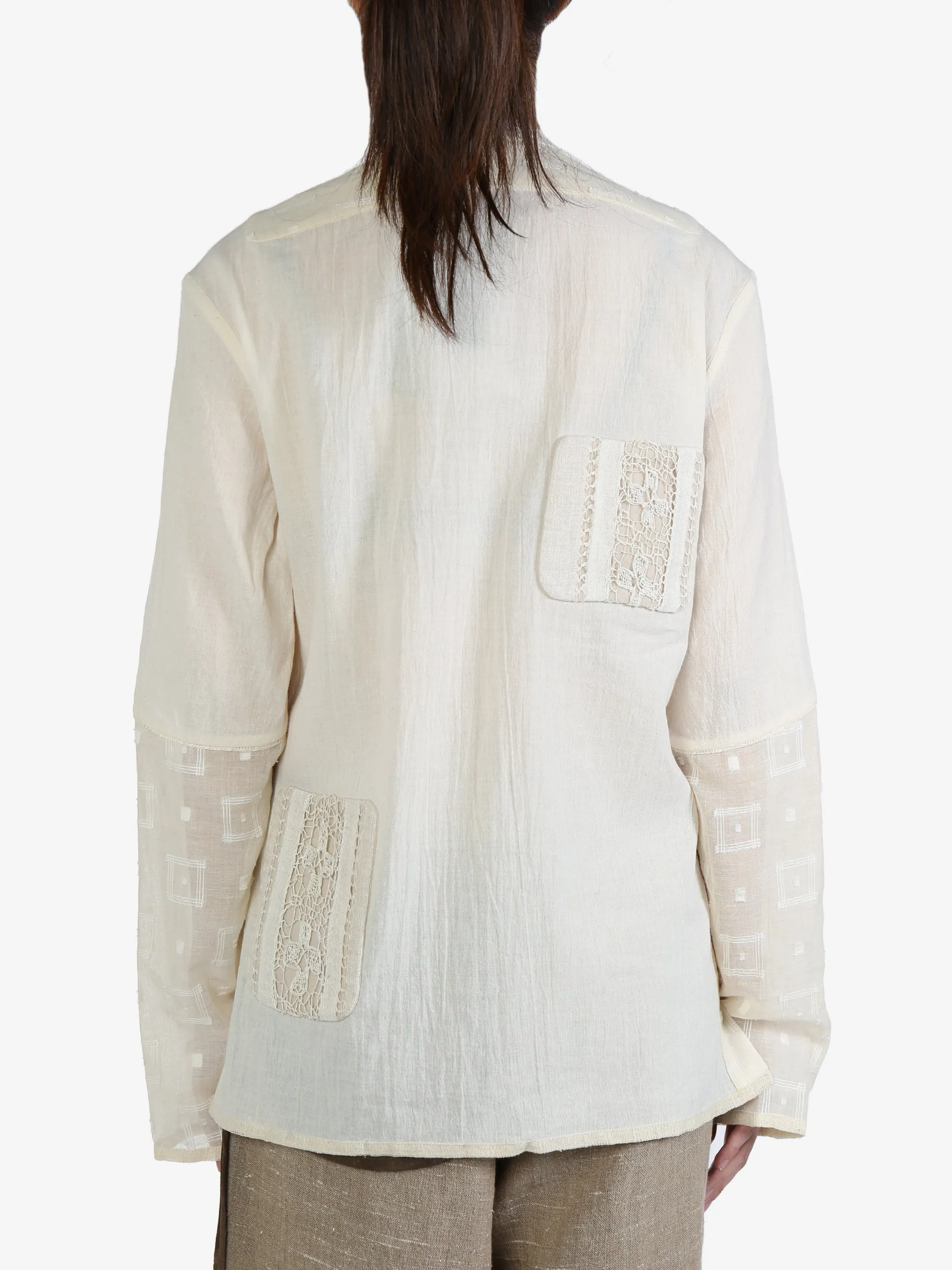 COMMUNS - Unisex Patterned Thin Shirt