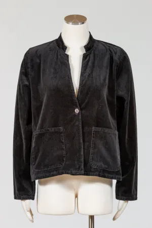 Cropped Velvet Jacket