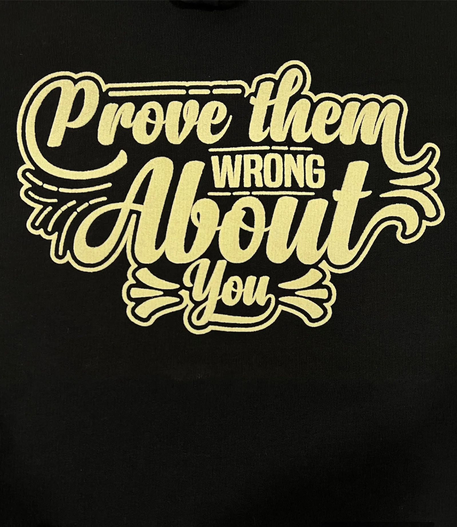 Dark Grey Prove Them Wrong About You Hoodie for Her