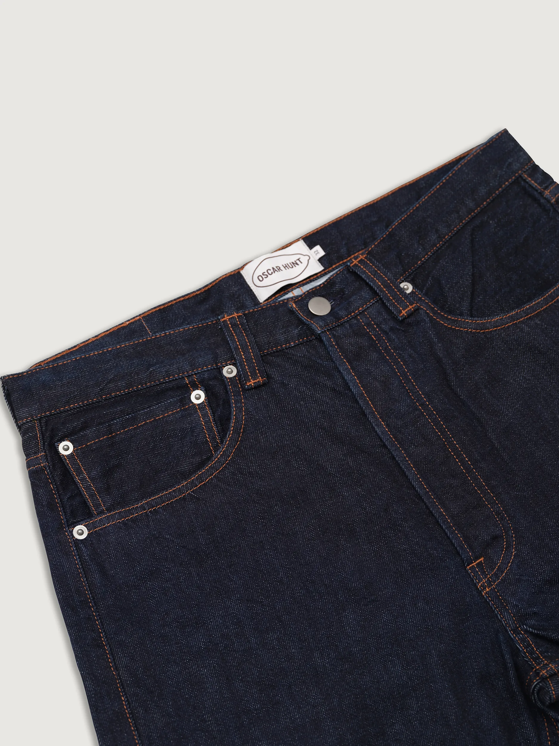 Dark Wash Classic Five Pocket Jeans