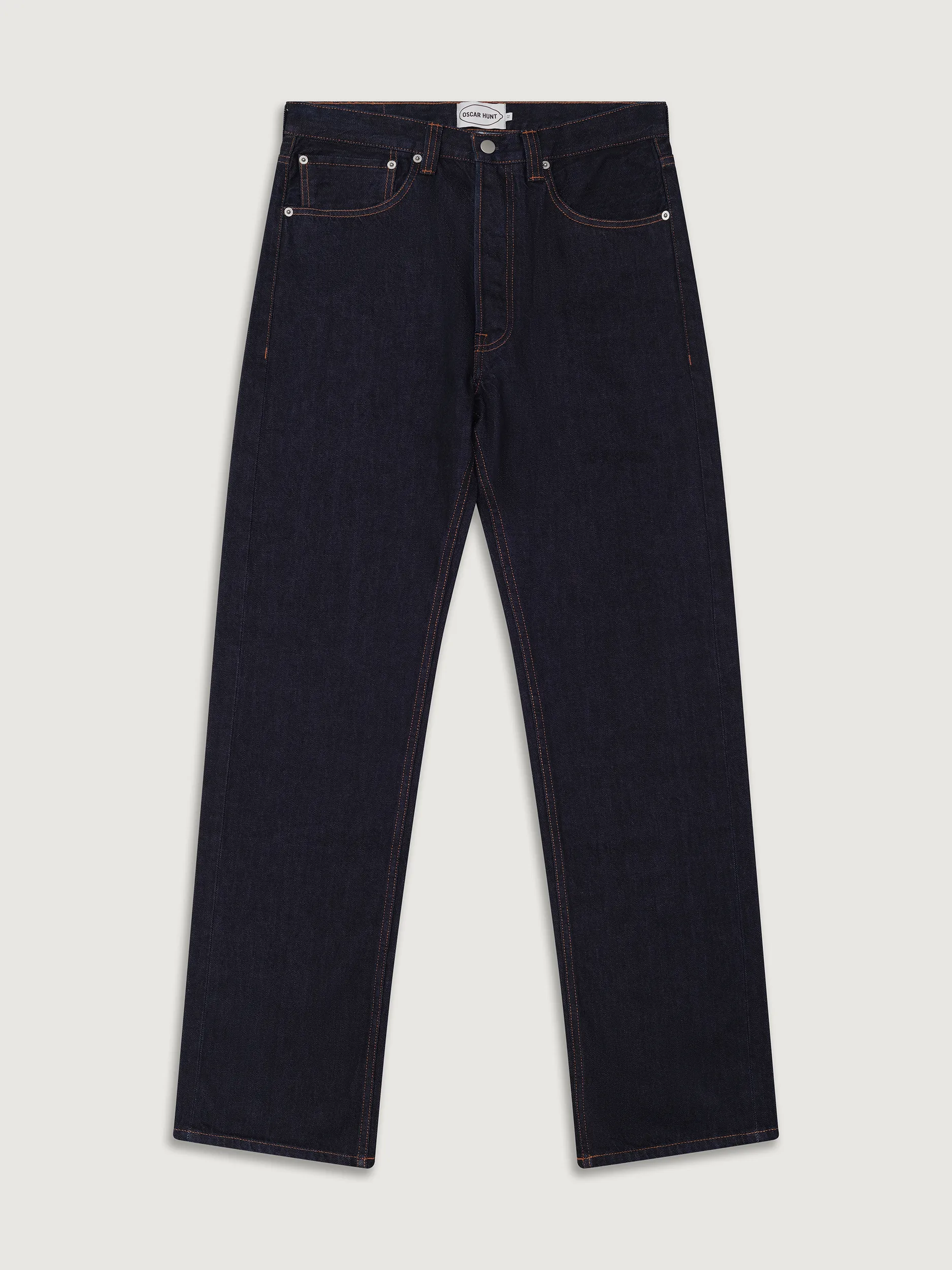 Dark Wash Classic Five Pocket Jeans