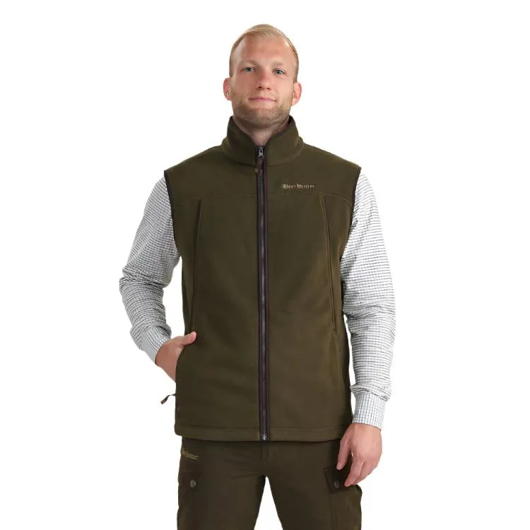 Deerhunter Eagle Fleece Waistcoat - Tarmac Green