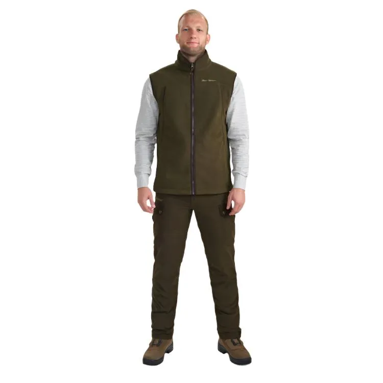 Deerhunter Eagle Fleece Waistcoat - Tarmac Green