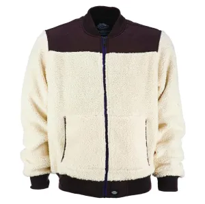 Dickies Dillsburg Fleece Bomber Jacket Ecru