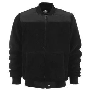 Dickies Dillsburg Sherpa Fleece Bomber Jacket Black