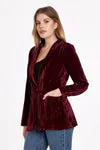 DJ Wylie Red Plum Blazer