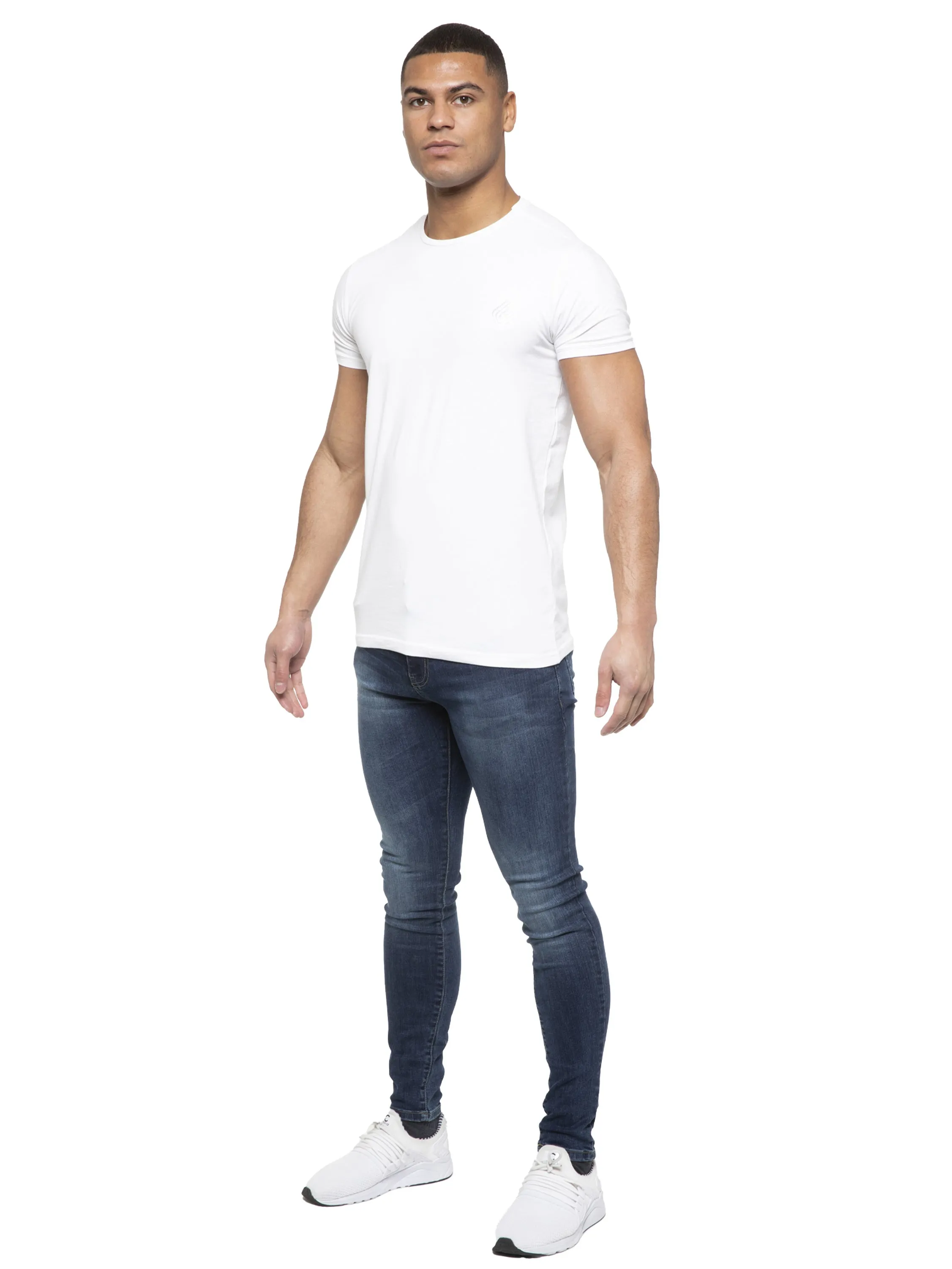 ETO | Mens Designer Slim Skinny Fit Stretch Jeans