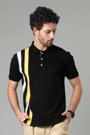 Exclusive Black Smart Polo T-Shirt For Men