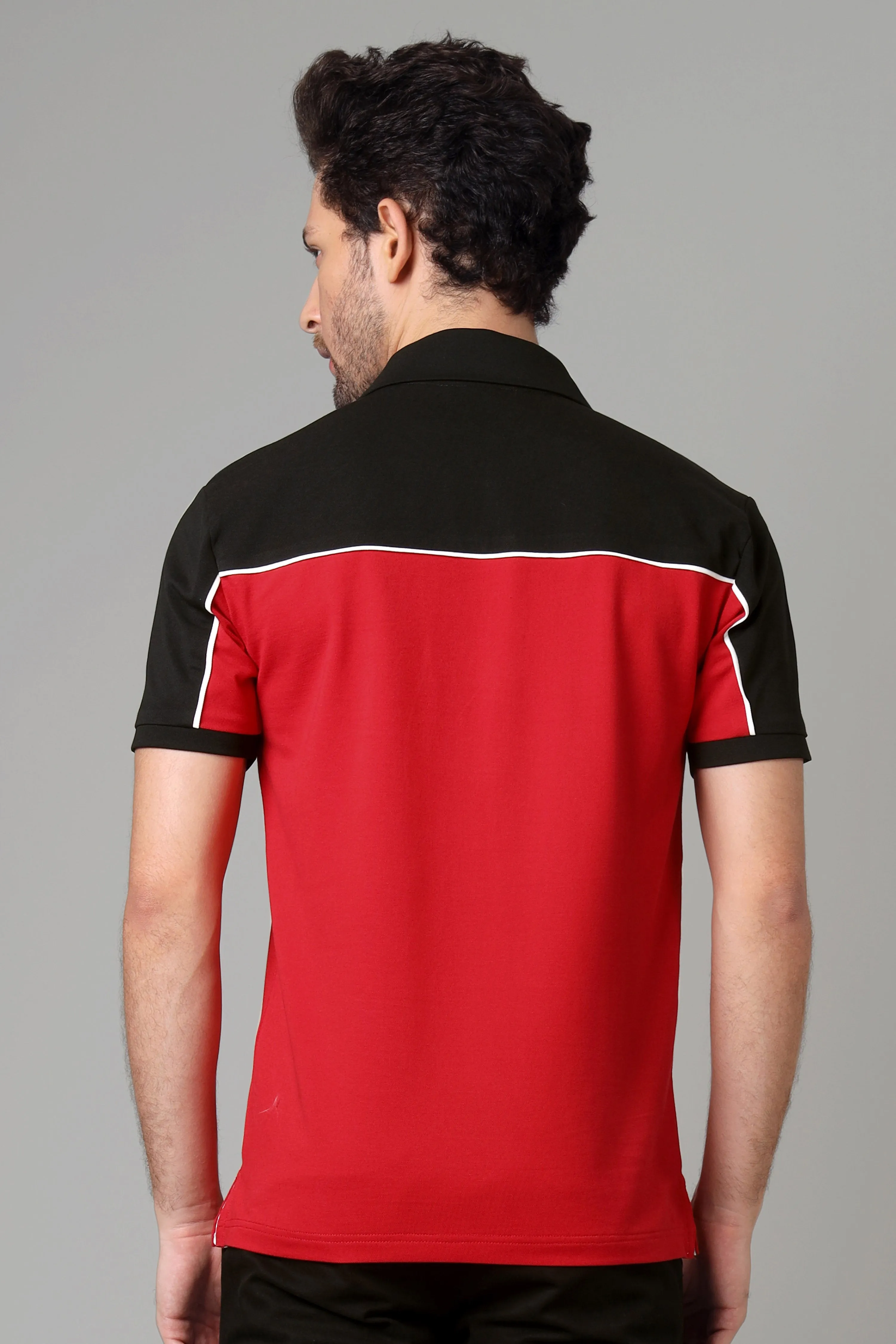 Exclusive Red Smart Polo T-Shirt For Men