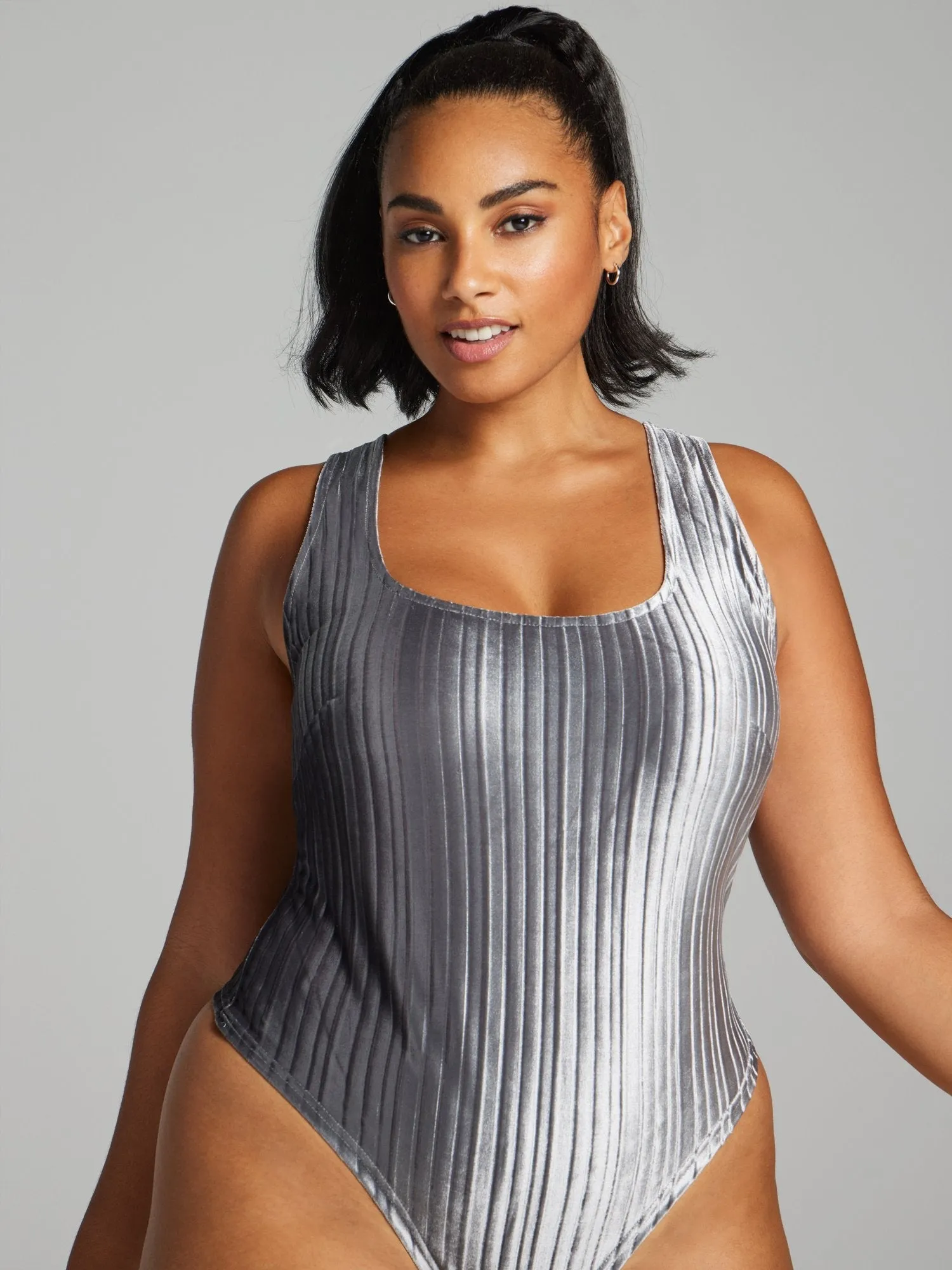 Fashion To Figure - Rumi Velvet Bodysuit