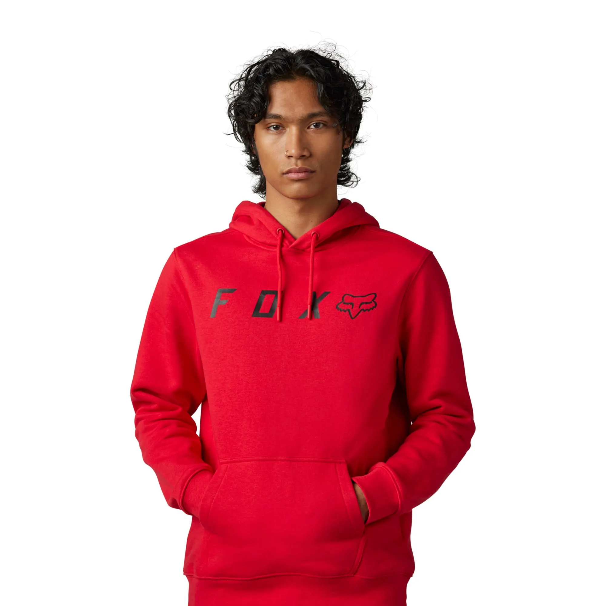 Fox Racing Absolute Pullover Fleece Hoodie Flame Red