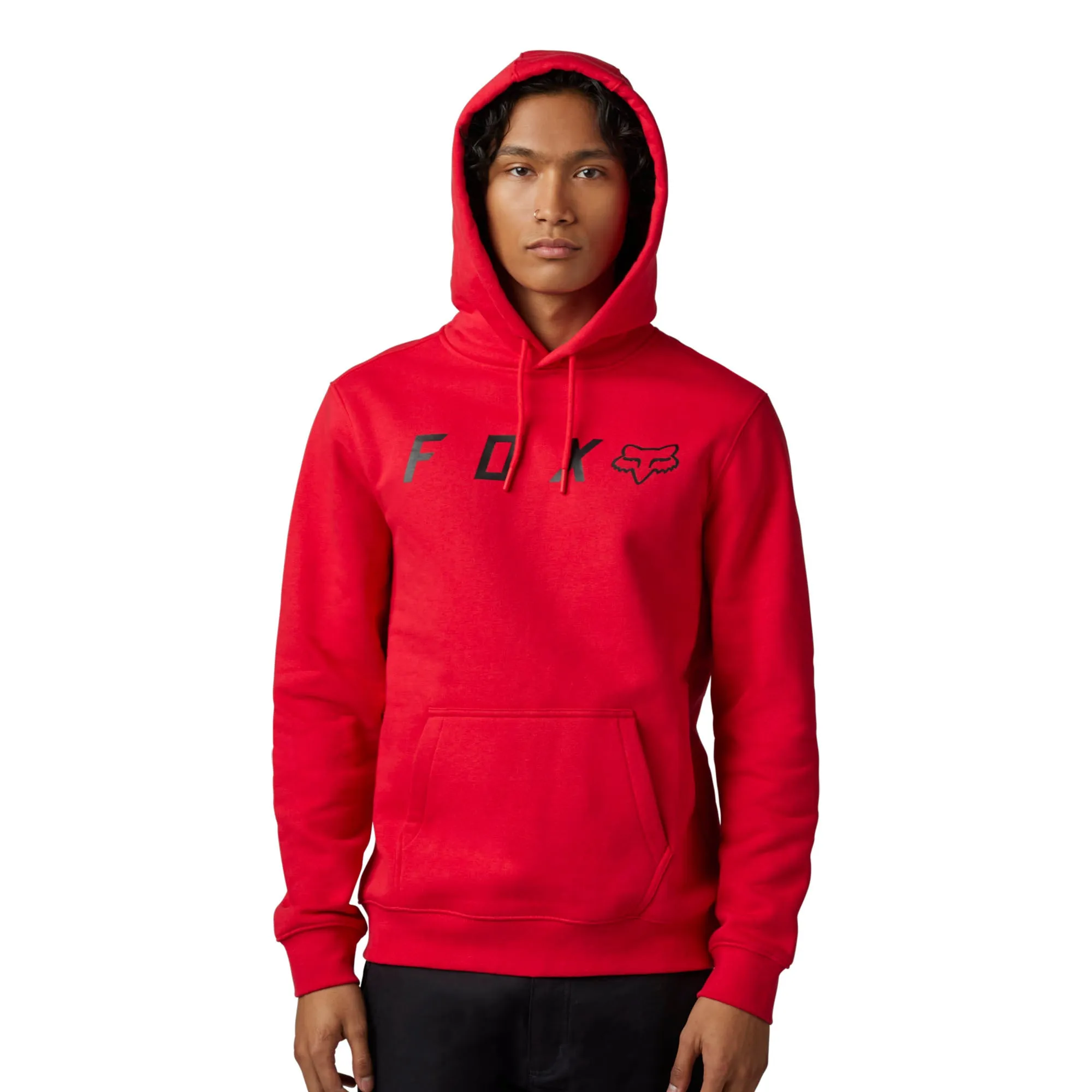 Fox Racing Absolute Pullover Fleece Hoodie Flame Red