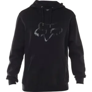 Fox Racing  Mens Black Black Legacy Fox Head Pullover Hoodie Midweight Fleece