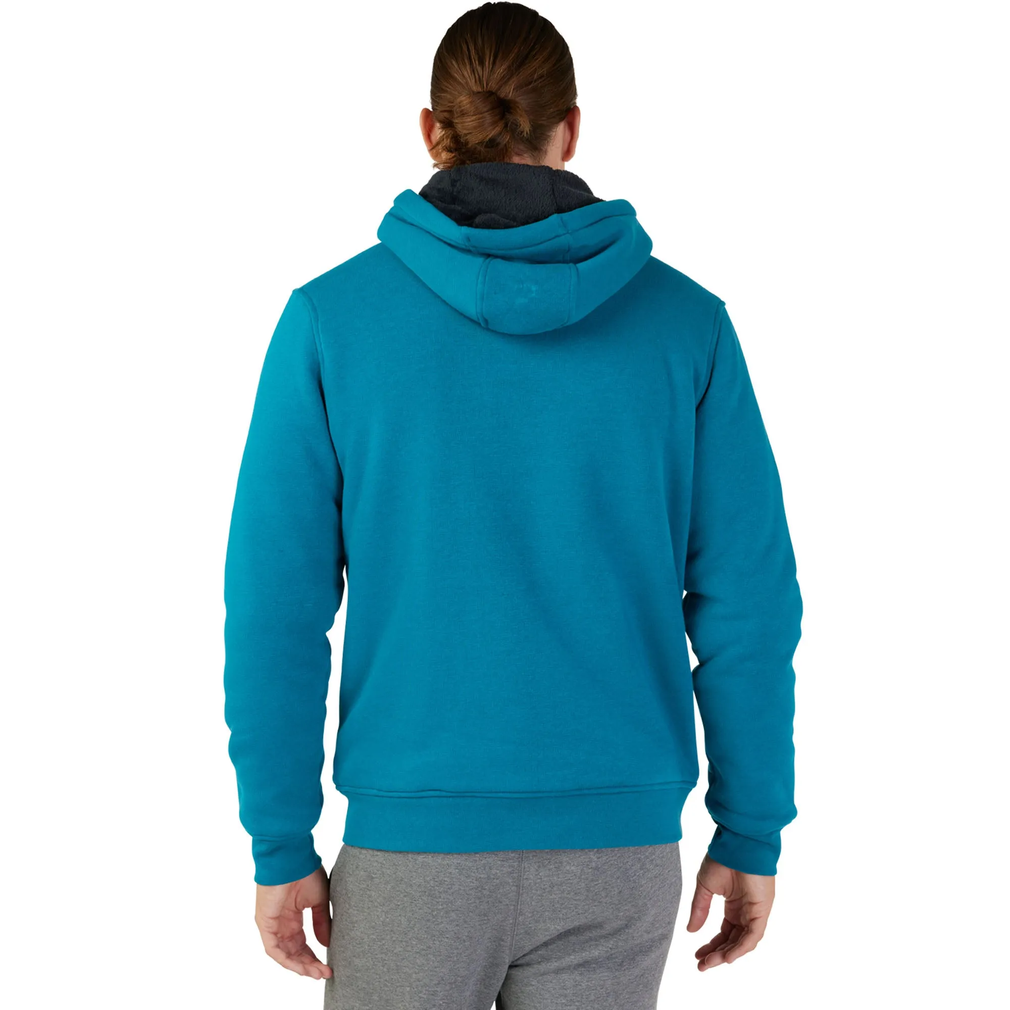 Fox Racing  Mens Cienega Sasquatch Fleece Zip Up Hoodie Sweatshirt Warm Maui Blue