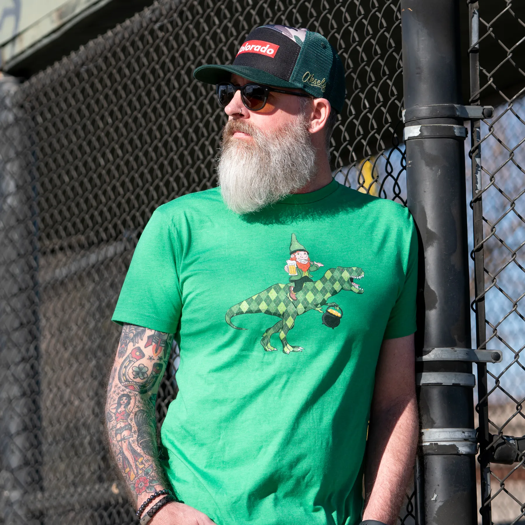 Leprechaun T-Rex T-Shirt