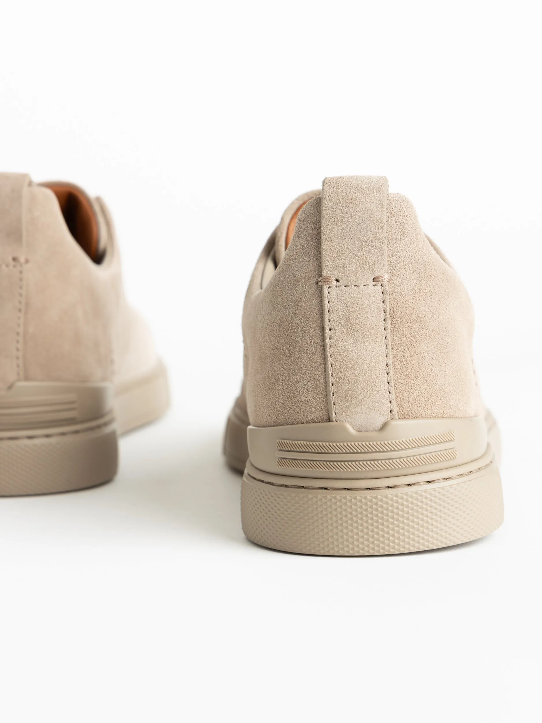 Light Taupe Suede Triple Stitch™ Sneakers