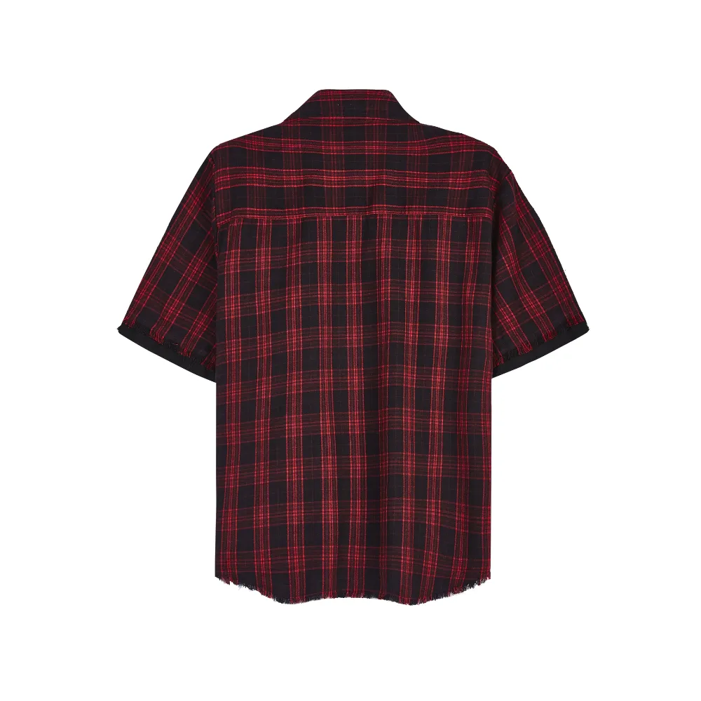 “Loose Plaid Polo” Shirts