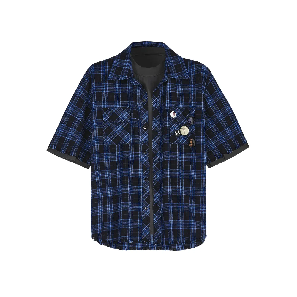 “Loose Plaid Polo” Shirts