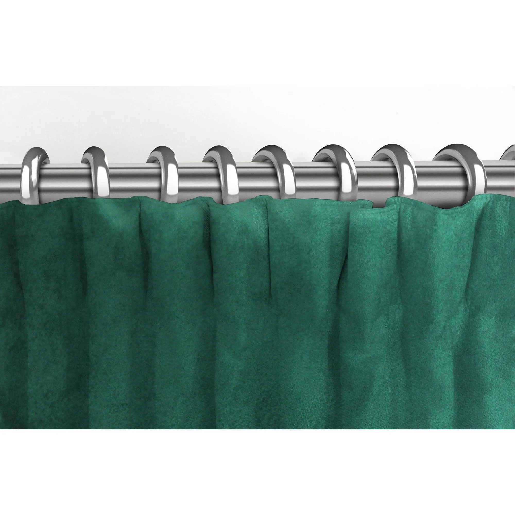 Matt Emerald Velvet Curtains