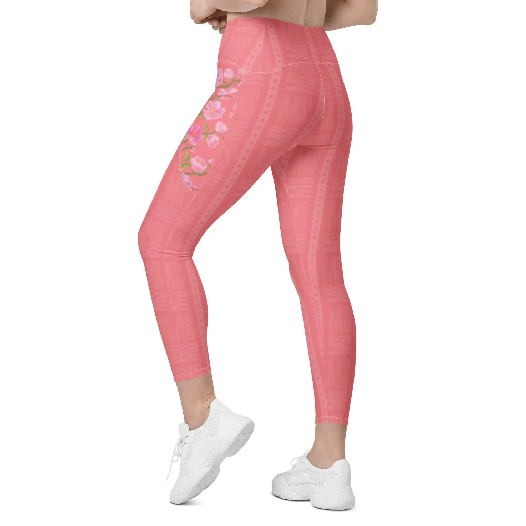 Misha Crossover Coral leggings with pockets