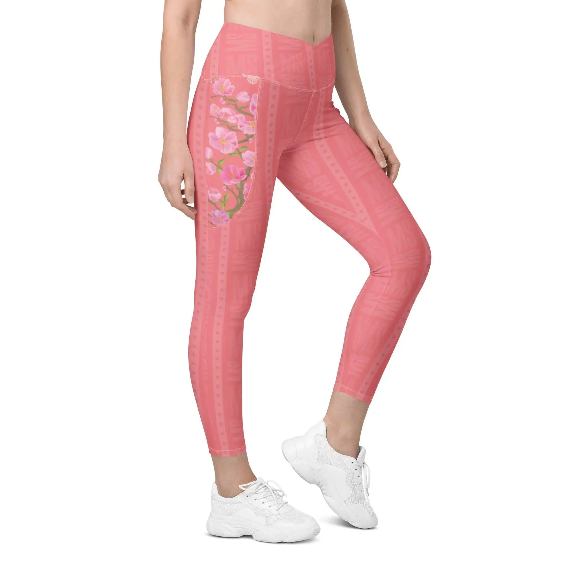 Misha Crossover Coral leggings with pockets