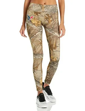 Officially Licensed Zubaz Women's NFL NFL Realtree Xtra Legging, Houston Texans, Size Medium