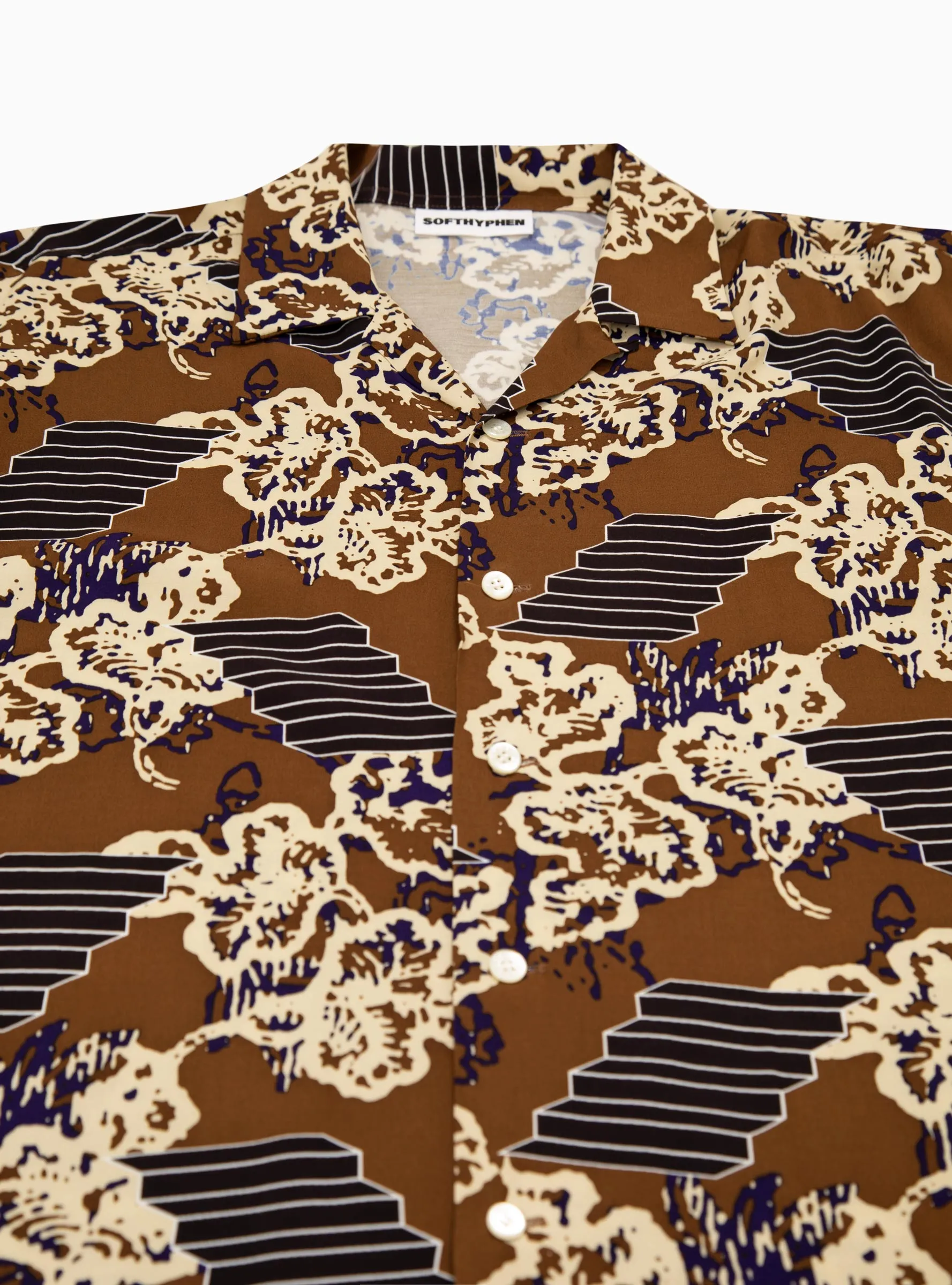 Patterned Shirt Brown