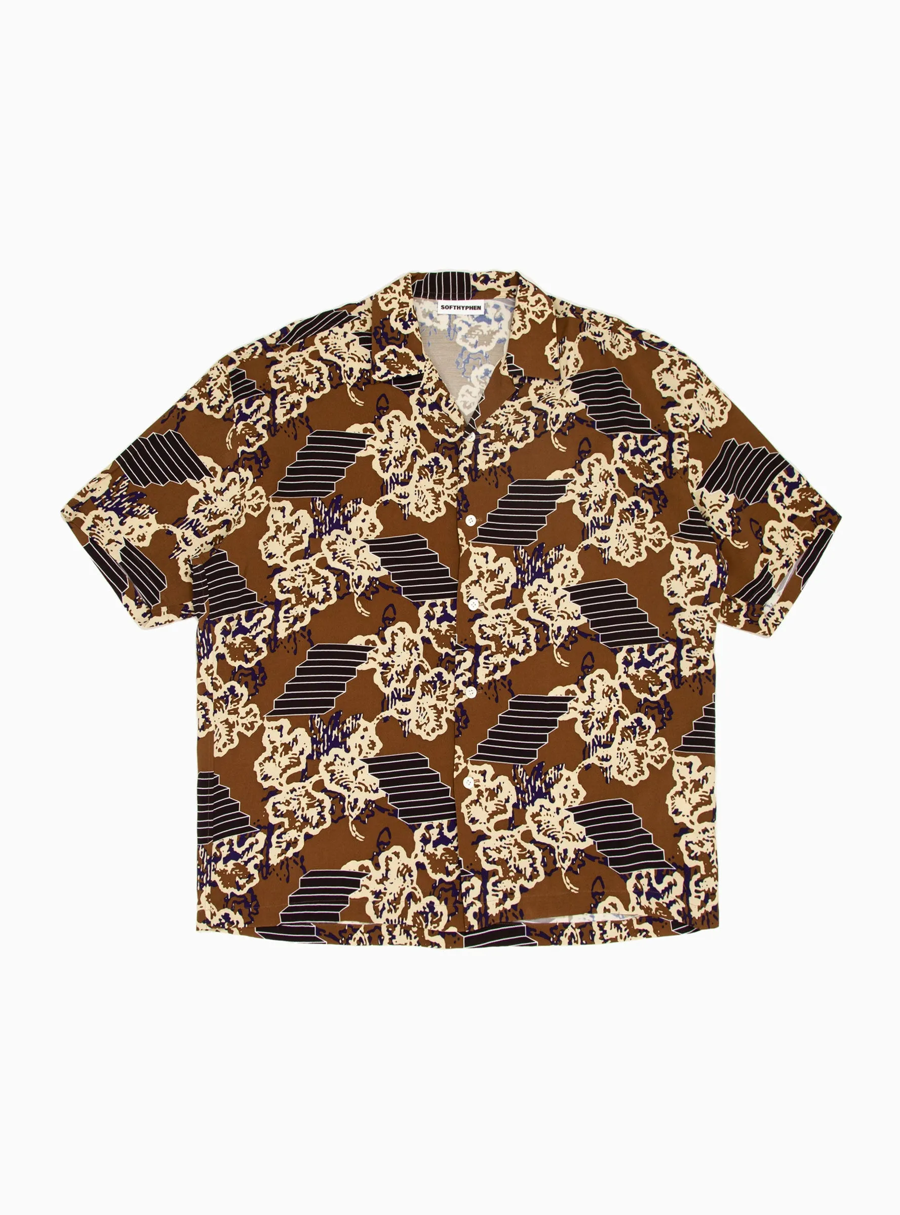 Patterned Shirt Brown