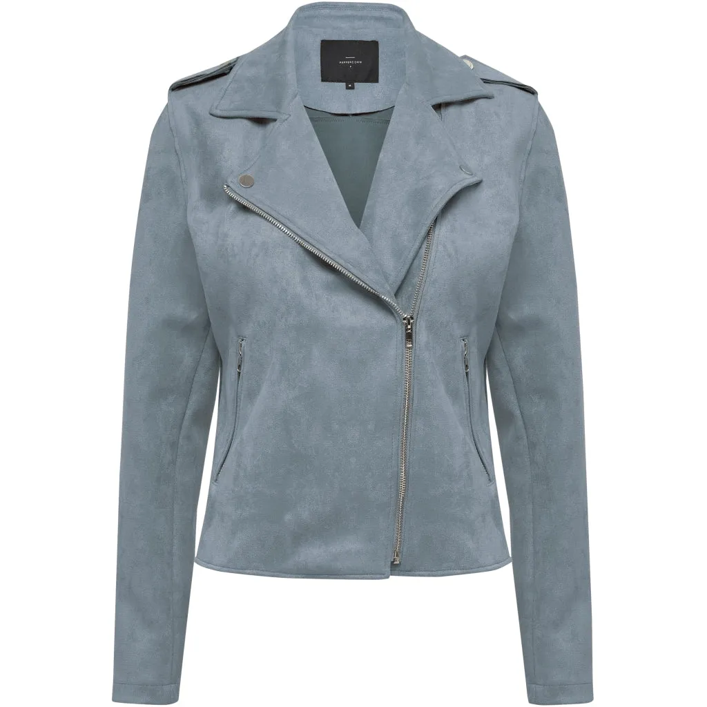 PCTania Biker Jacket - Skyway Blue