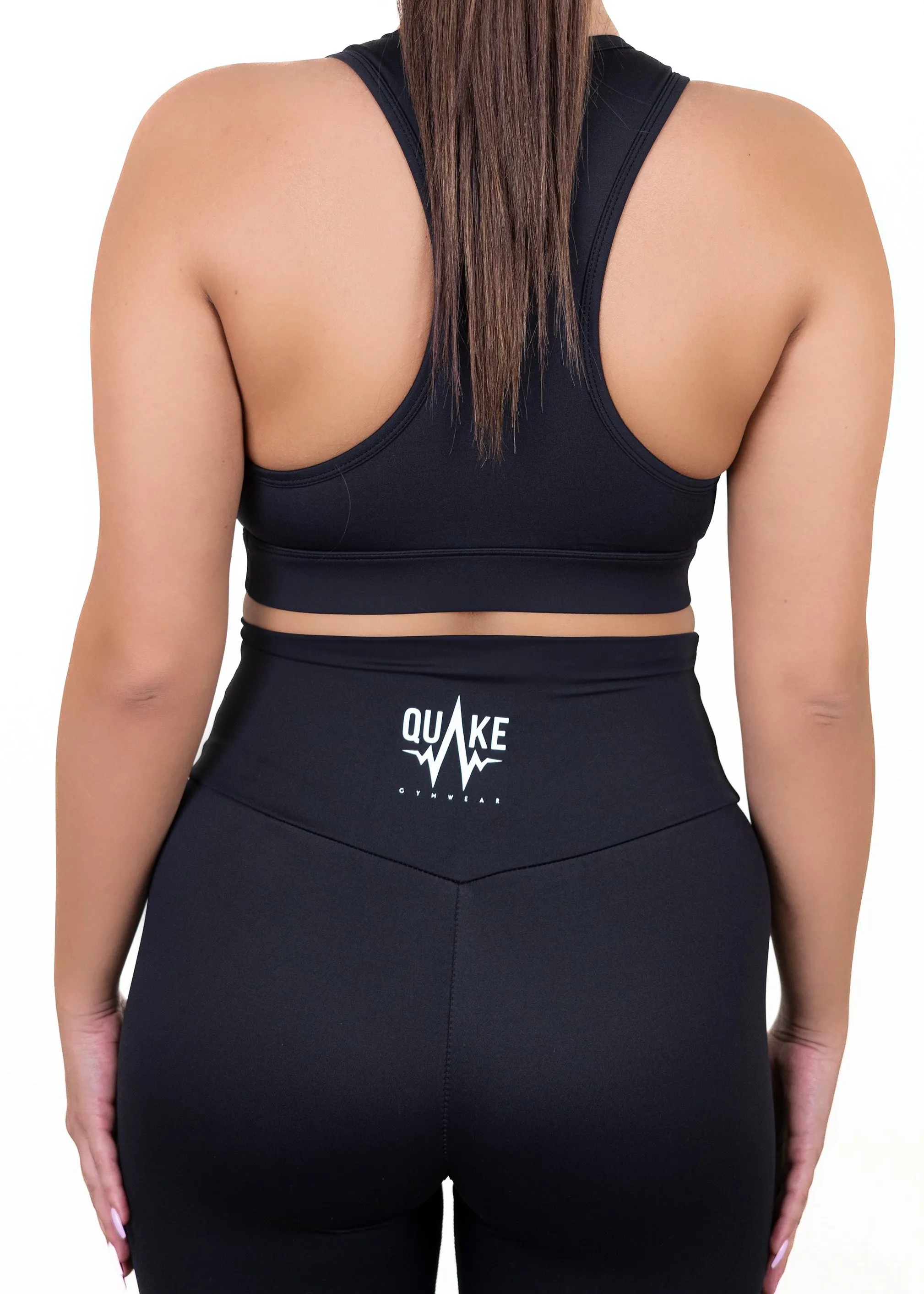 Quake Classic Sport Bra & Leggings (Black)